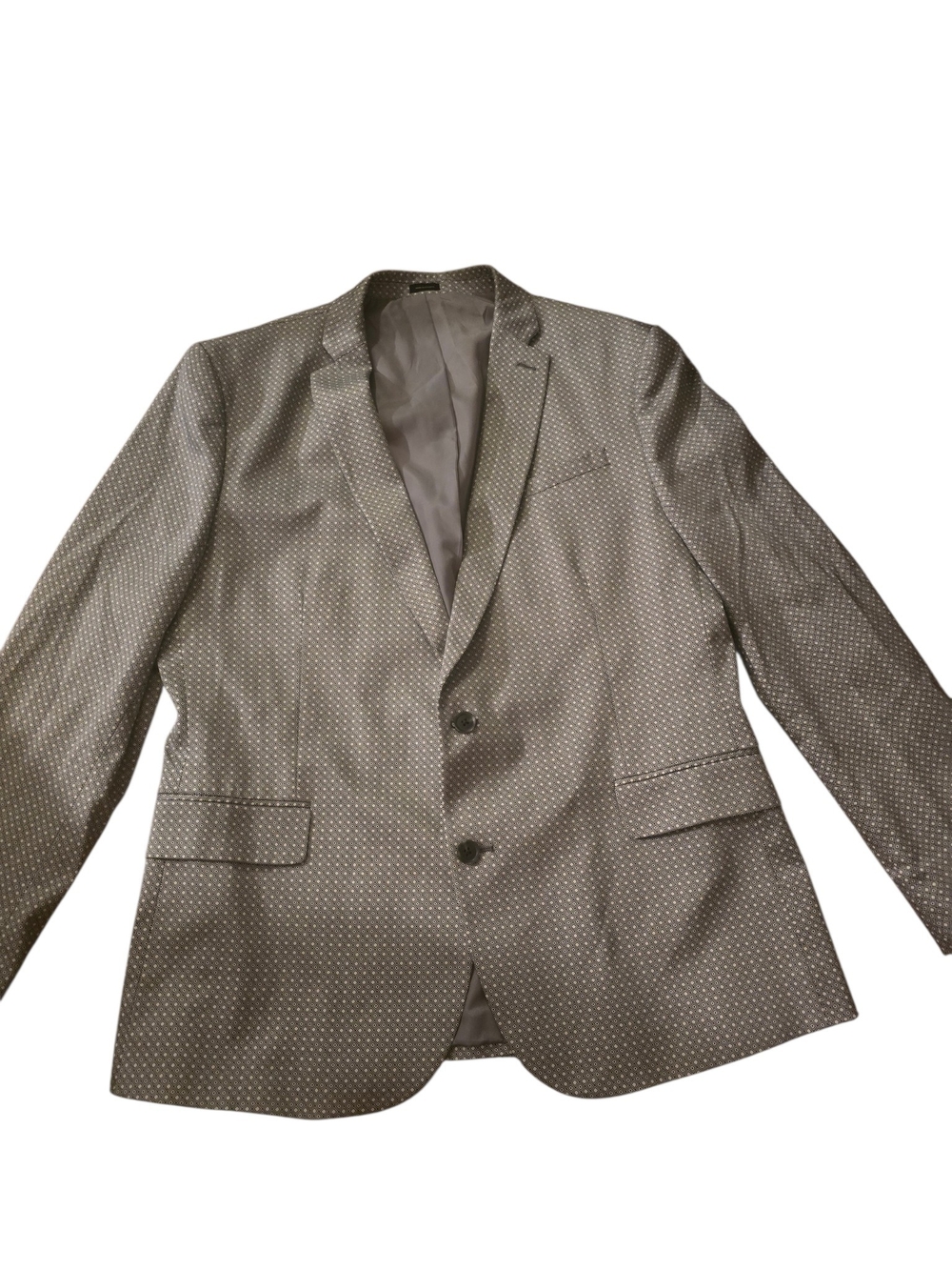 jf j.ferrar Men's Gray Dotted Sport Coat